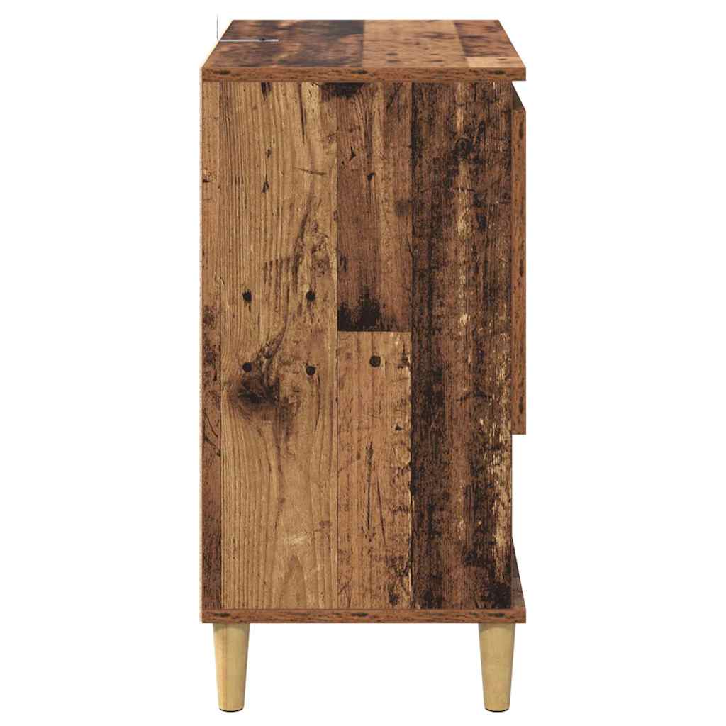 vidaXL Dressoirs 2 st 60x35x70 cm bewerkt hout wit