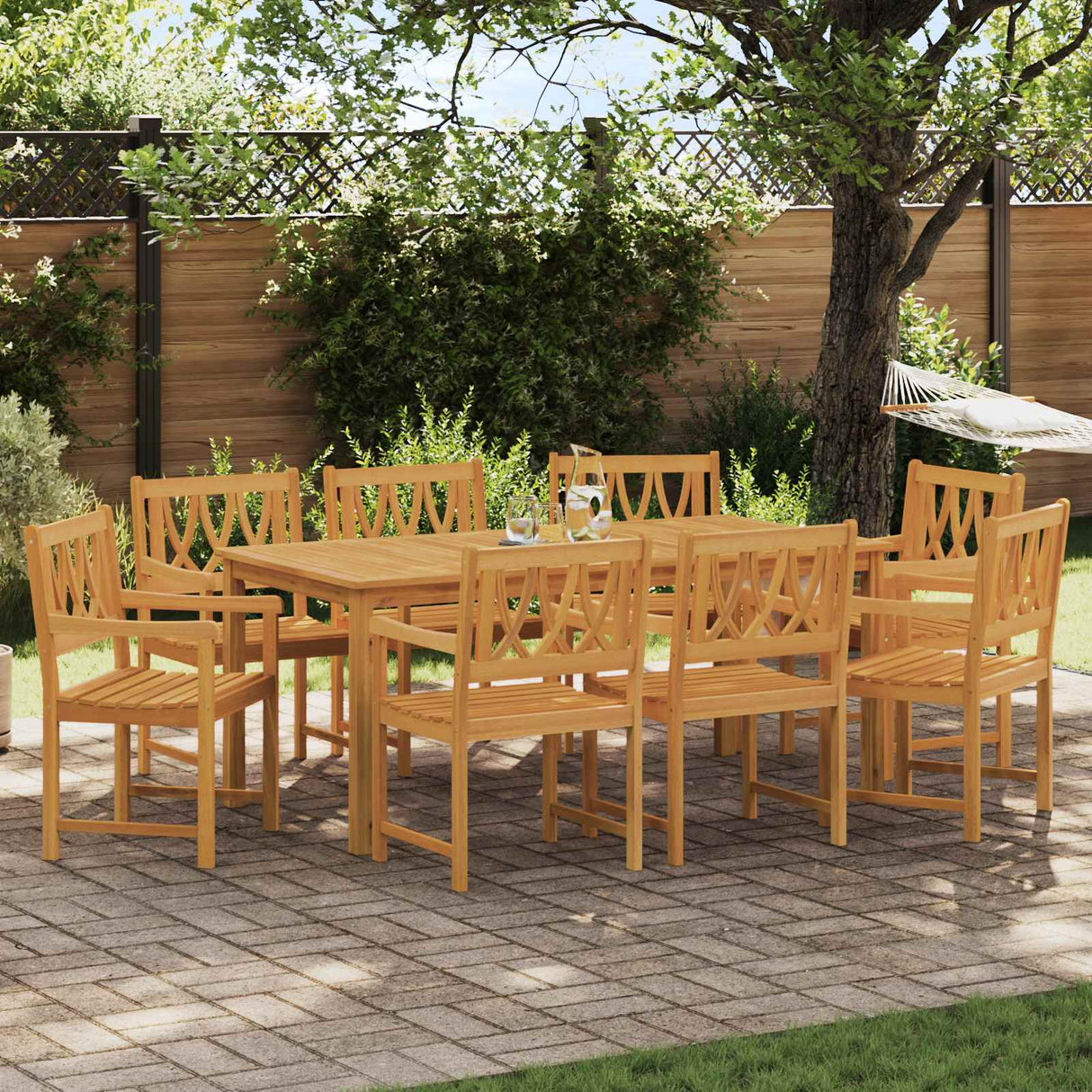 vidaXL Tuinstoelen 2 st massief acaciahout