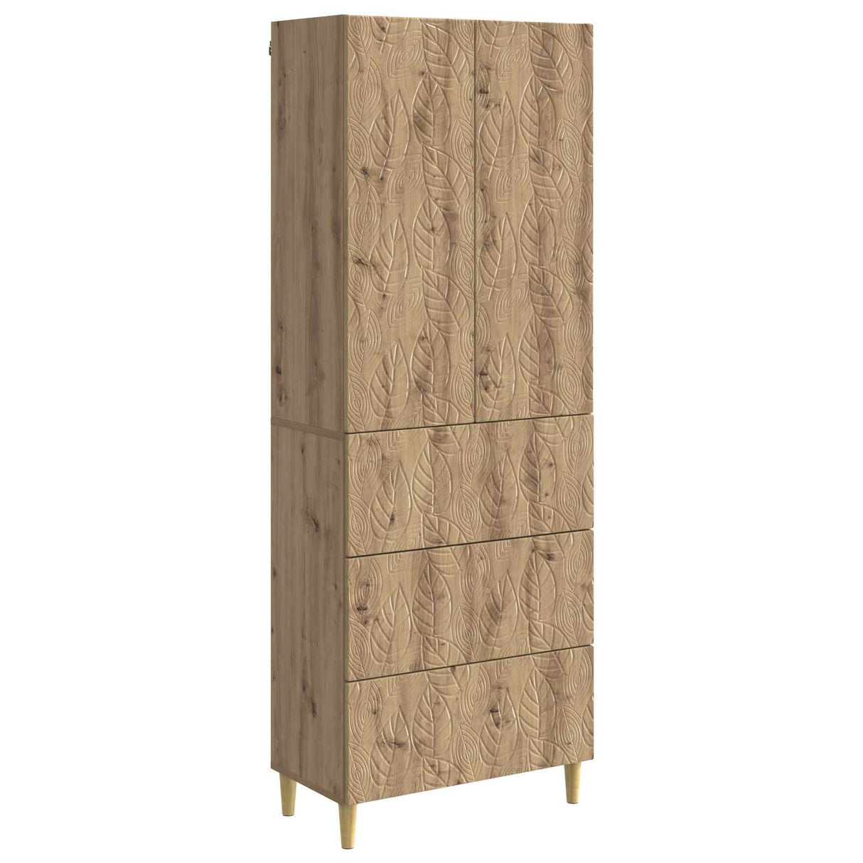 vidaXL Cabinet Set 2 pcs Black 66 x 34.5 x 90 cm Engineered Wood