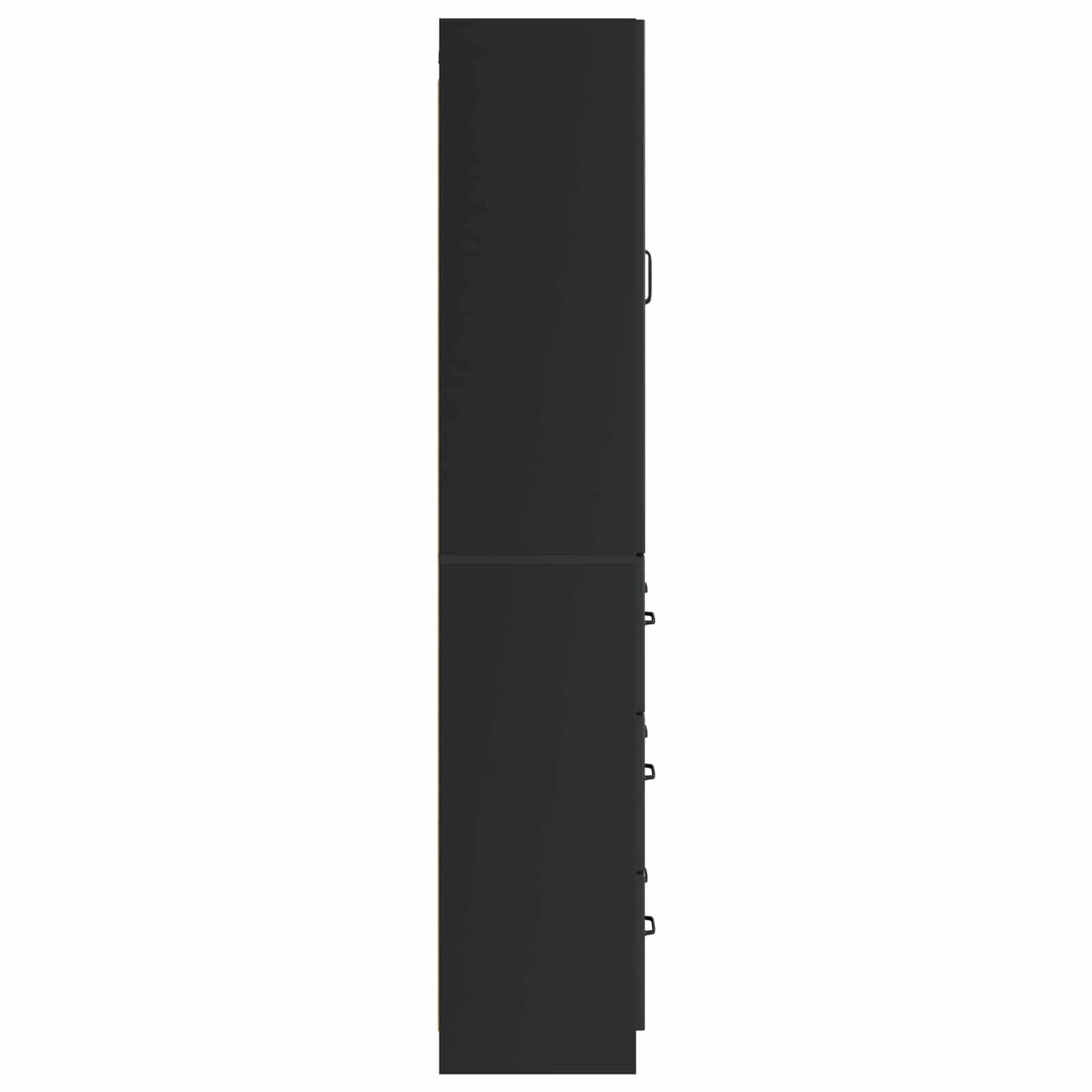 vidaXL Kast Set 2 pcs Zwart 66 x 34,5 x 87 cm Bewerkt hout