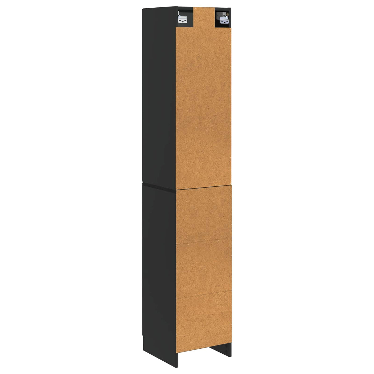 vidaXL Kast Set 2 pcs Zwart 33 x 34,5 x 87 cm Bewerkt hout