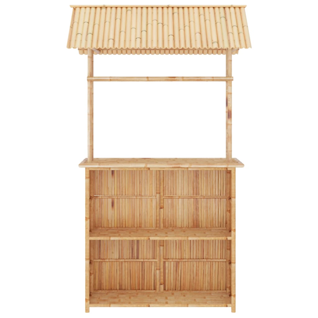vidaXL 3-Piece Bamboo Bar Set