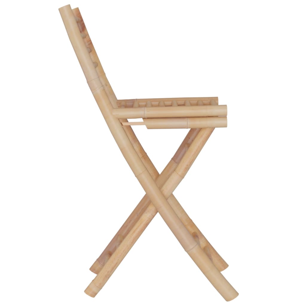 vidaXL 3-Piece Bamboo Bar Set