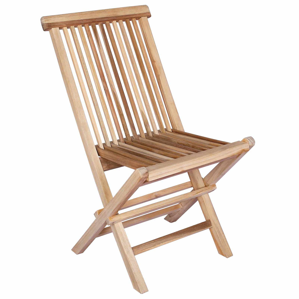 vidaXL Garden Furniture Set 5 pcs Natural Solid Teak