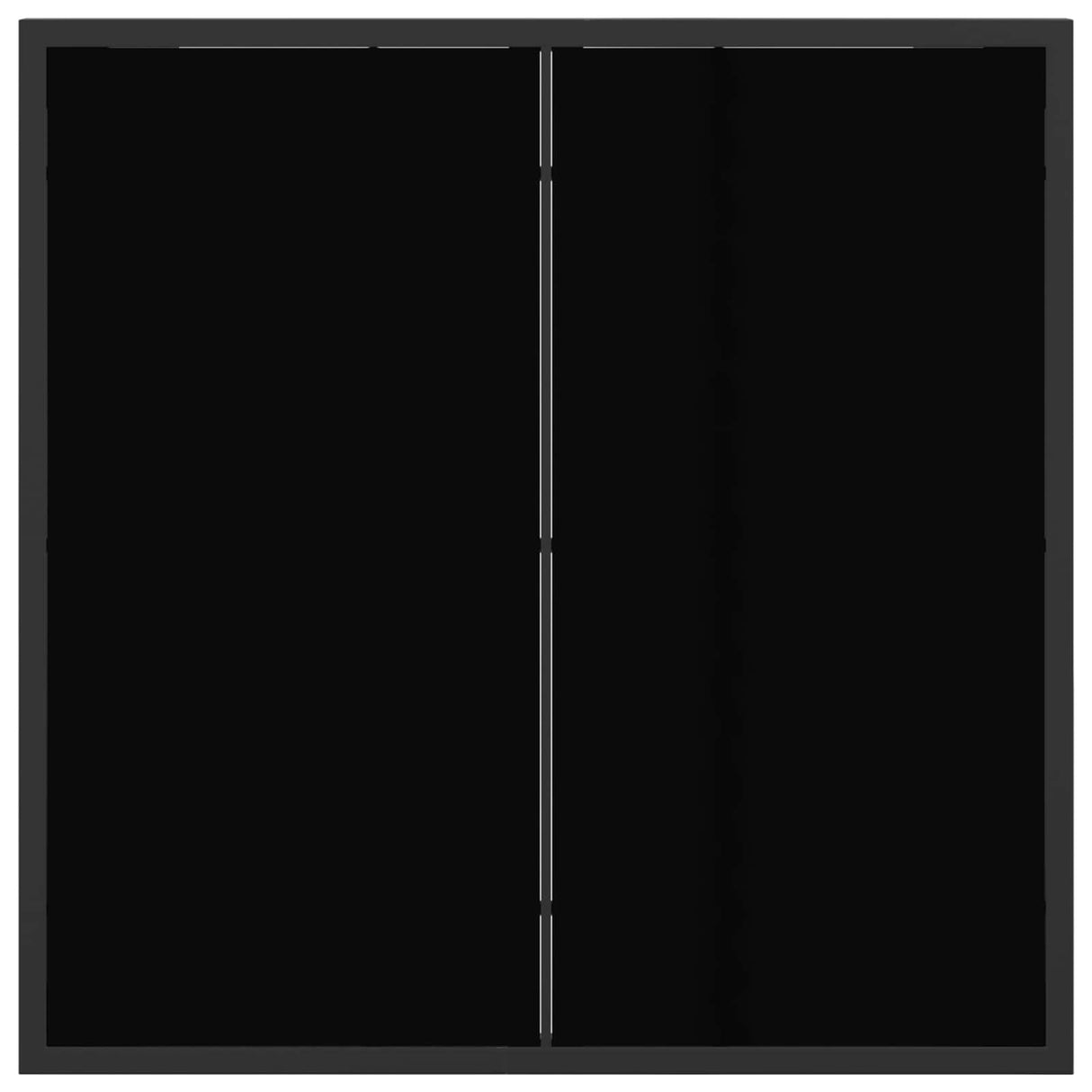 vidaXL Tuin Eettafel Set 7 st Zwart poly rattan