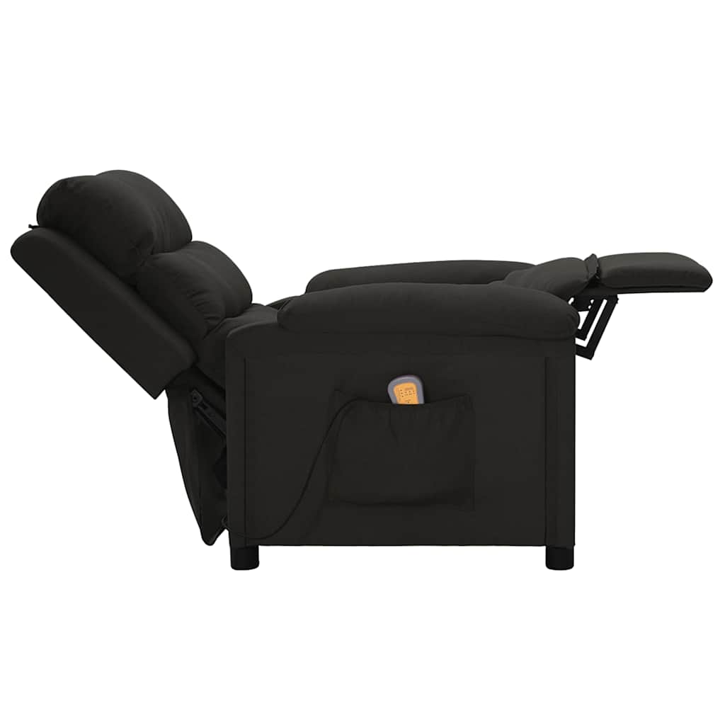 vidaXL Massagestoel stof lichtgrijs
