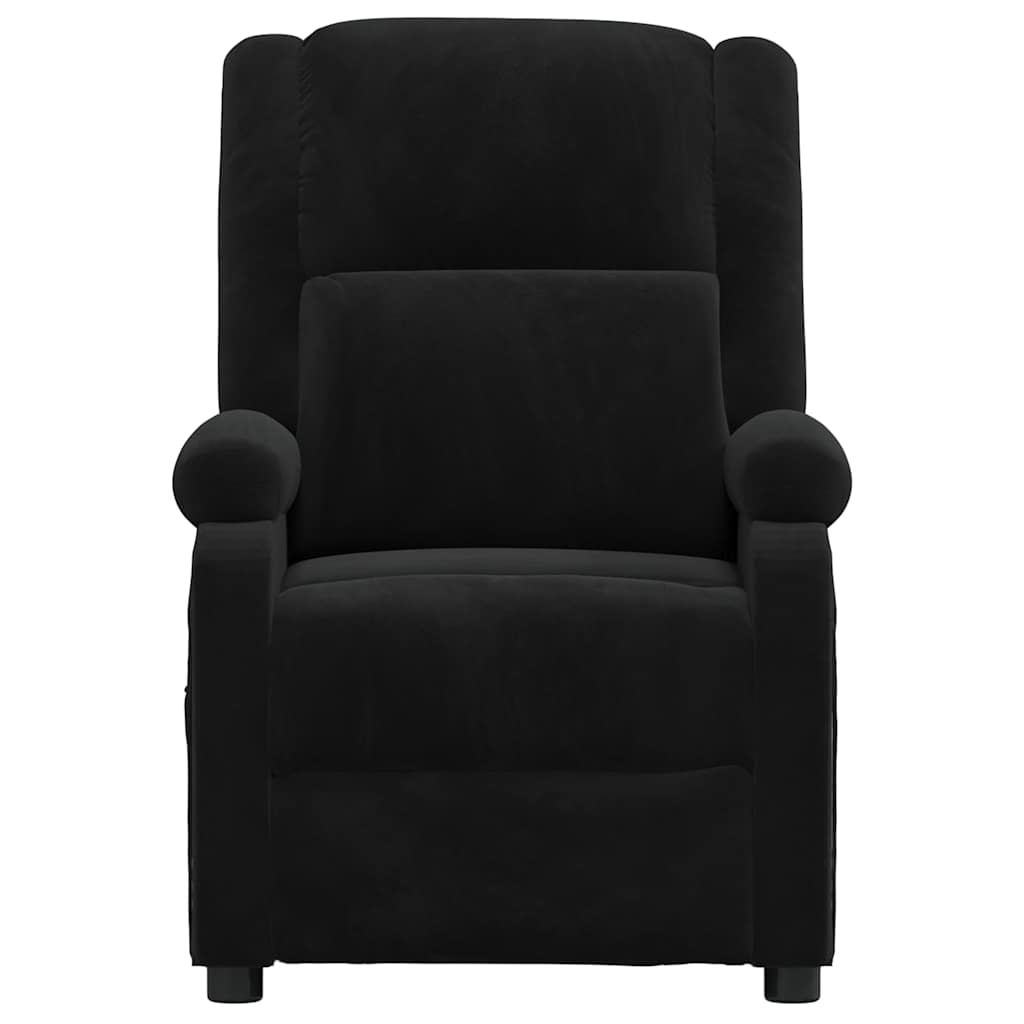 vidaXL Fauteuil verstelbaar fluweel lichtgrijs