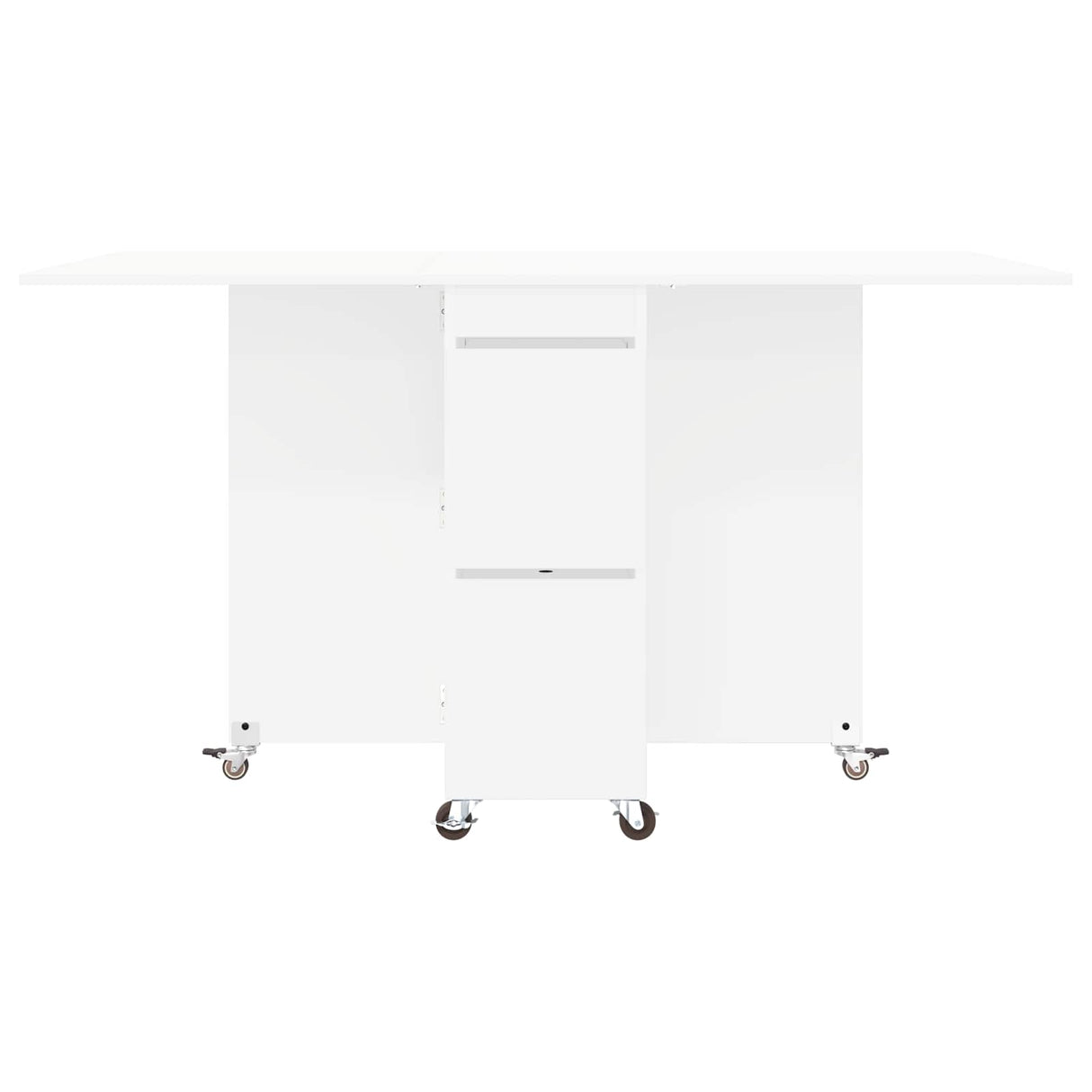 vidaXL Dining table 2 pcs 140 x 80 x 77 cm Engineered wood White Rectangular