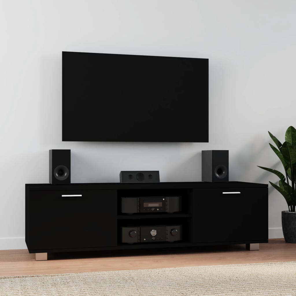 vidaXL TV Cabinet 120x40.5x35 cm High Gloss White