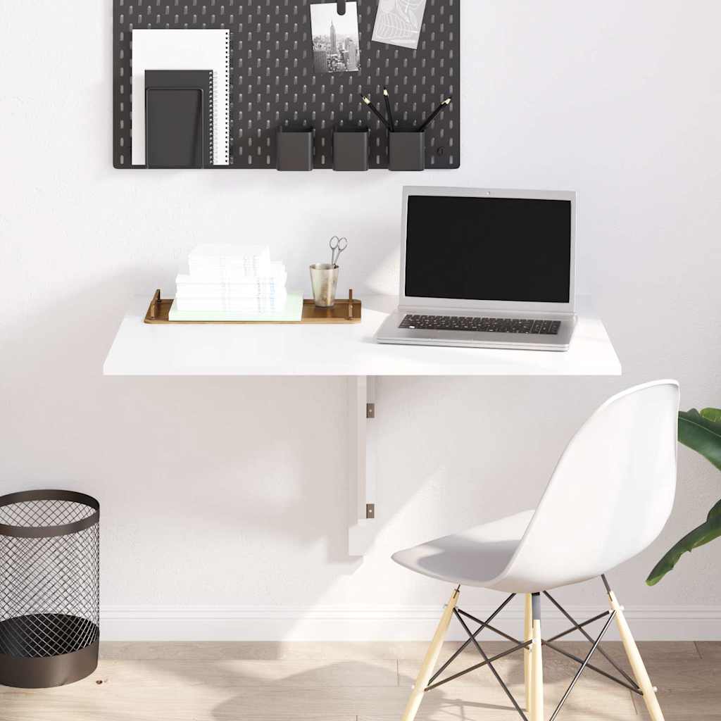 vidaXL Wandtafel inklapbaar 100x60 cm eikenkleurig