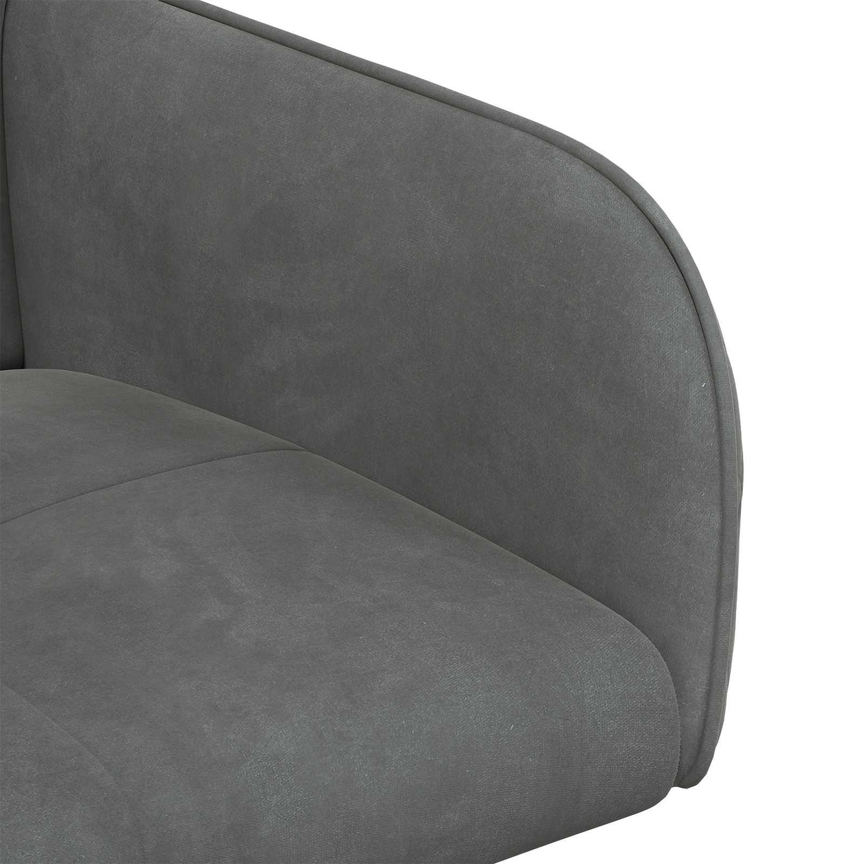vidaXL Dining Chairs 4 pcs velvet Light Grey 59 x 56.5 x 86 cm