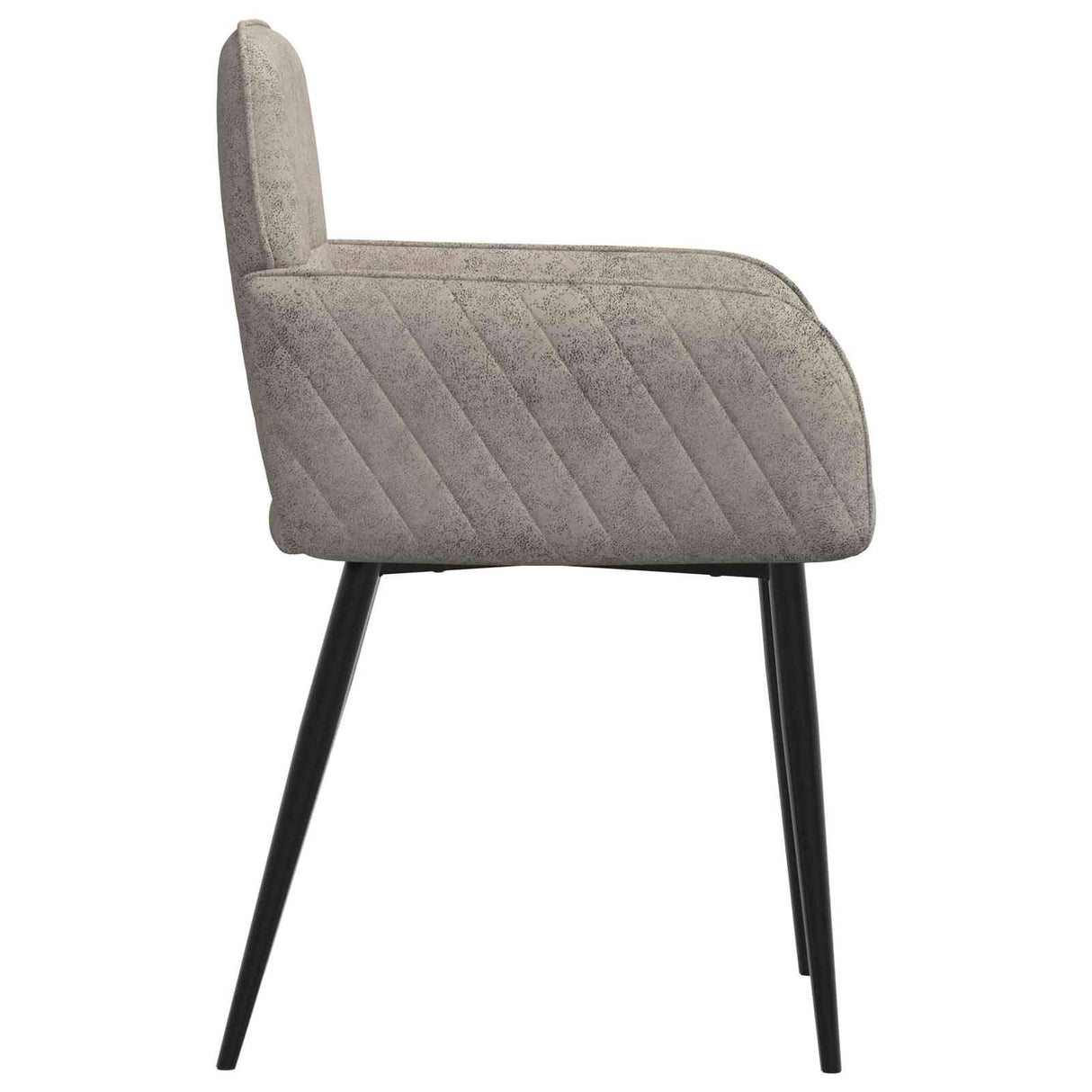 vidaXL Eetstoelen 4 pcs Kunst Suède Leer Bruin 59 x 56,5 x 85 cm