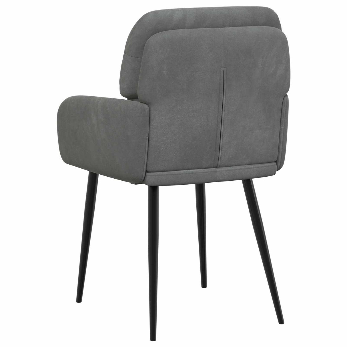 vidaXL Dining Chairs 4 pcs velvet Light grey 59 x 59.5 x 90 cm
