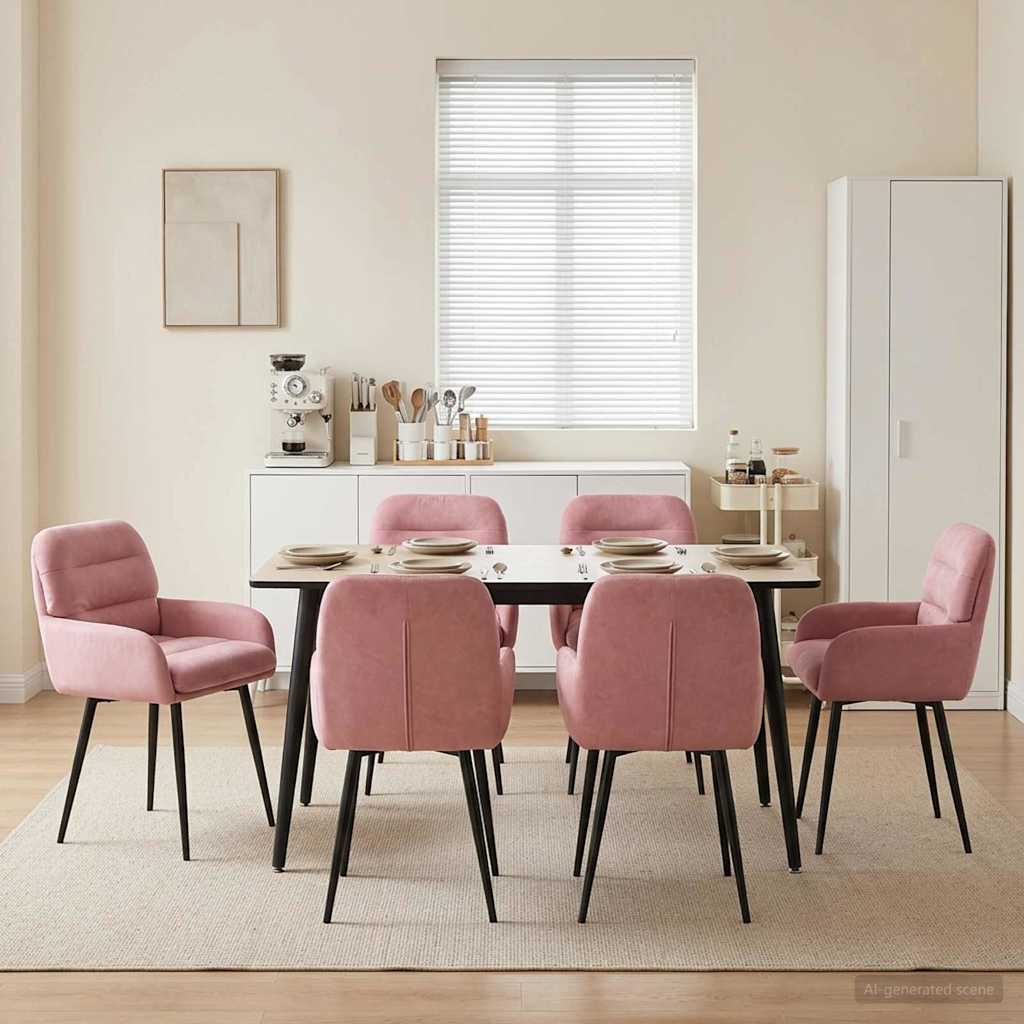 vidaXL Dining Chairs 4 pcs velvet Light grey 59 x 59.5 x 90 cm
