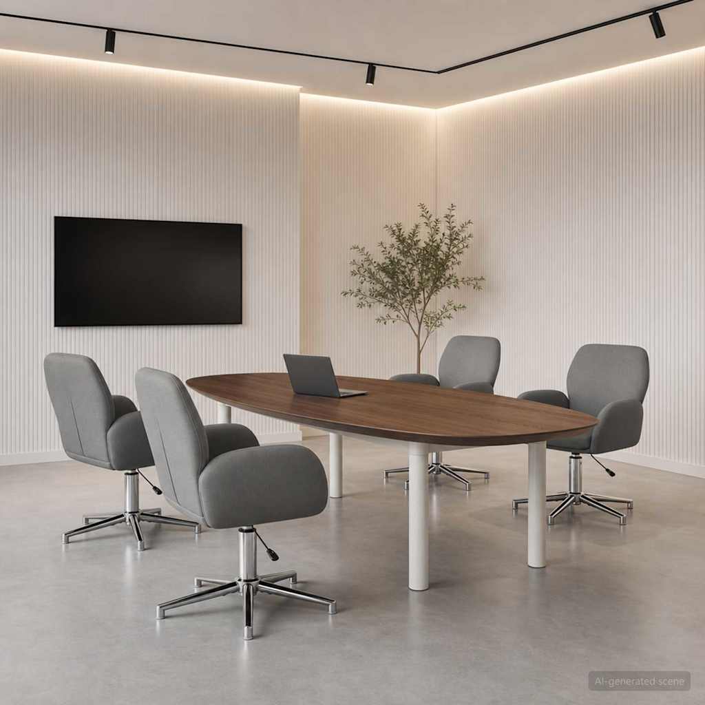 vidaXL Draaibureau stoelen 2 st 54 x 58 x 90 cm Lichtgrijs Stof