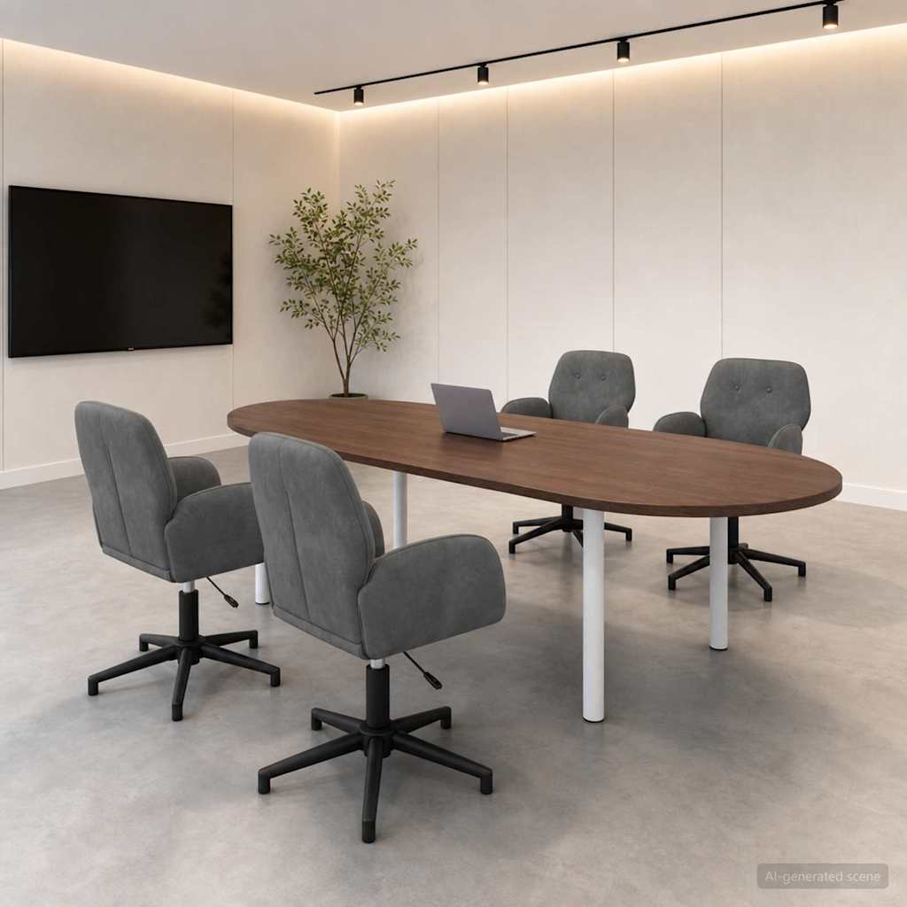 vidaXL Draaibureau stoelen 2 st 54 x 55 x 90 cm Lichtgrijs fluweel