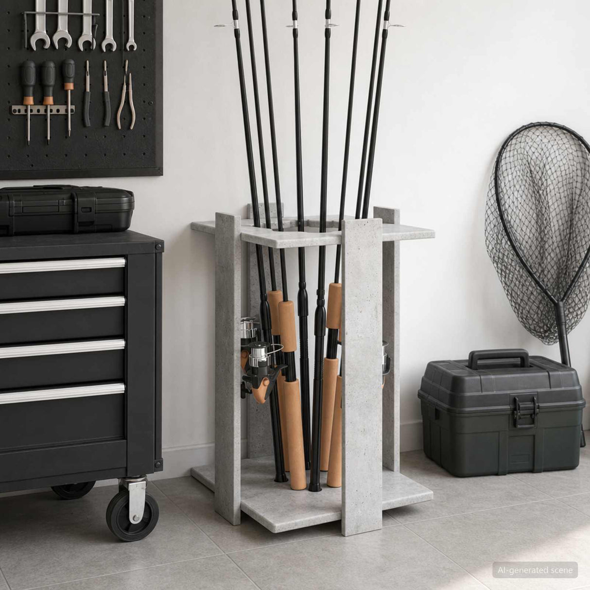 vidaXL Biljartkeu-stand Bewerkt hout 42 x 43 x 60 cm Wit