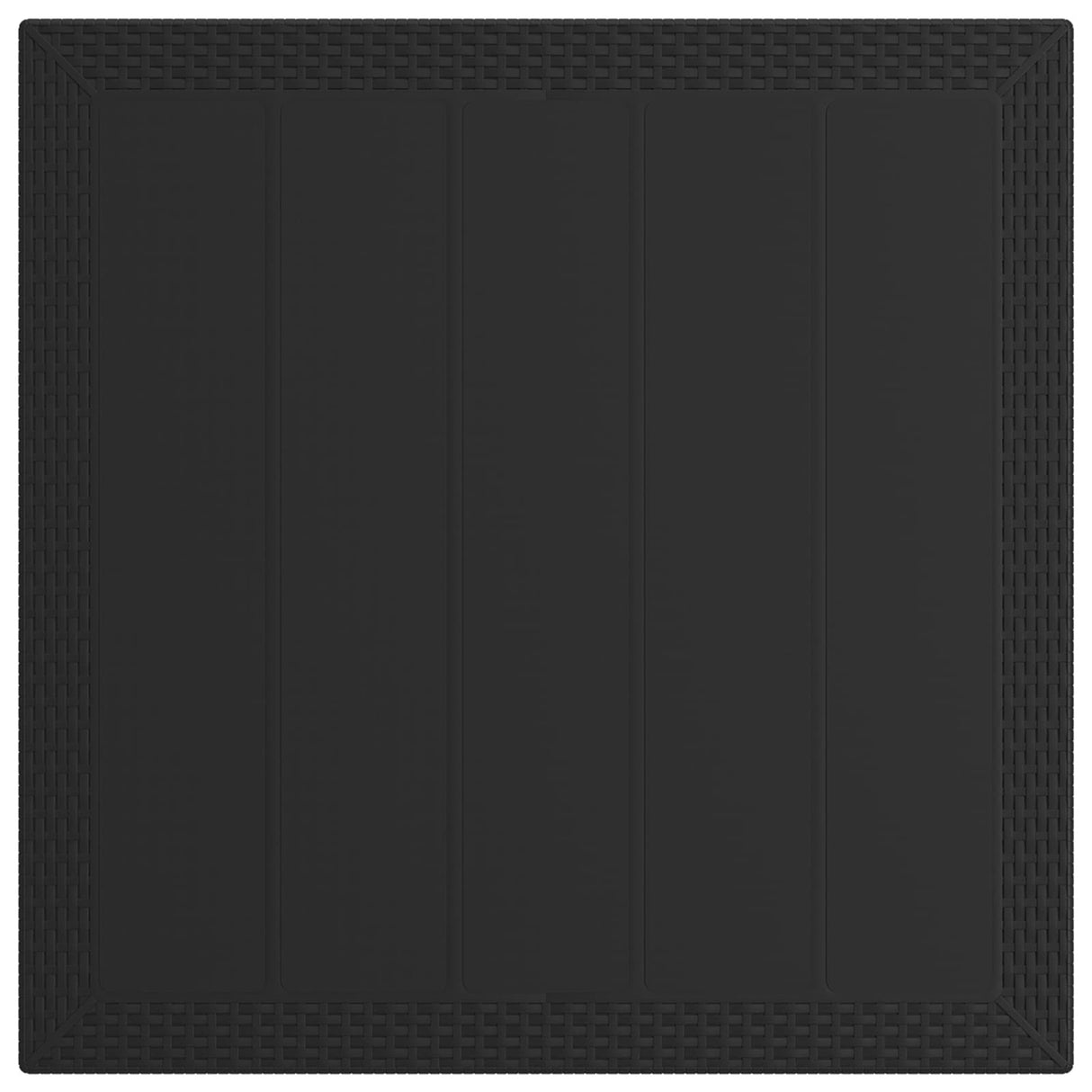 vidaXL Tuin Eettafel Set met kussen 3 pcs Bruin en crèmekleurig PP
