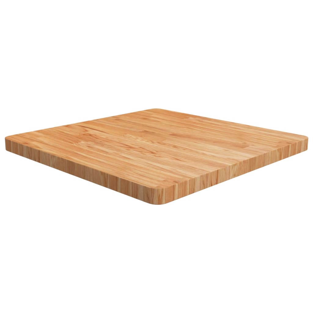 vidaXL Tafelblad vierkant 40x40x1,5 cm onbehandeld massief eikenhout