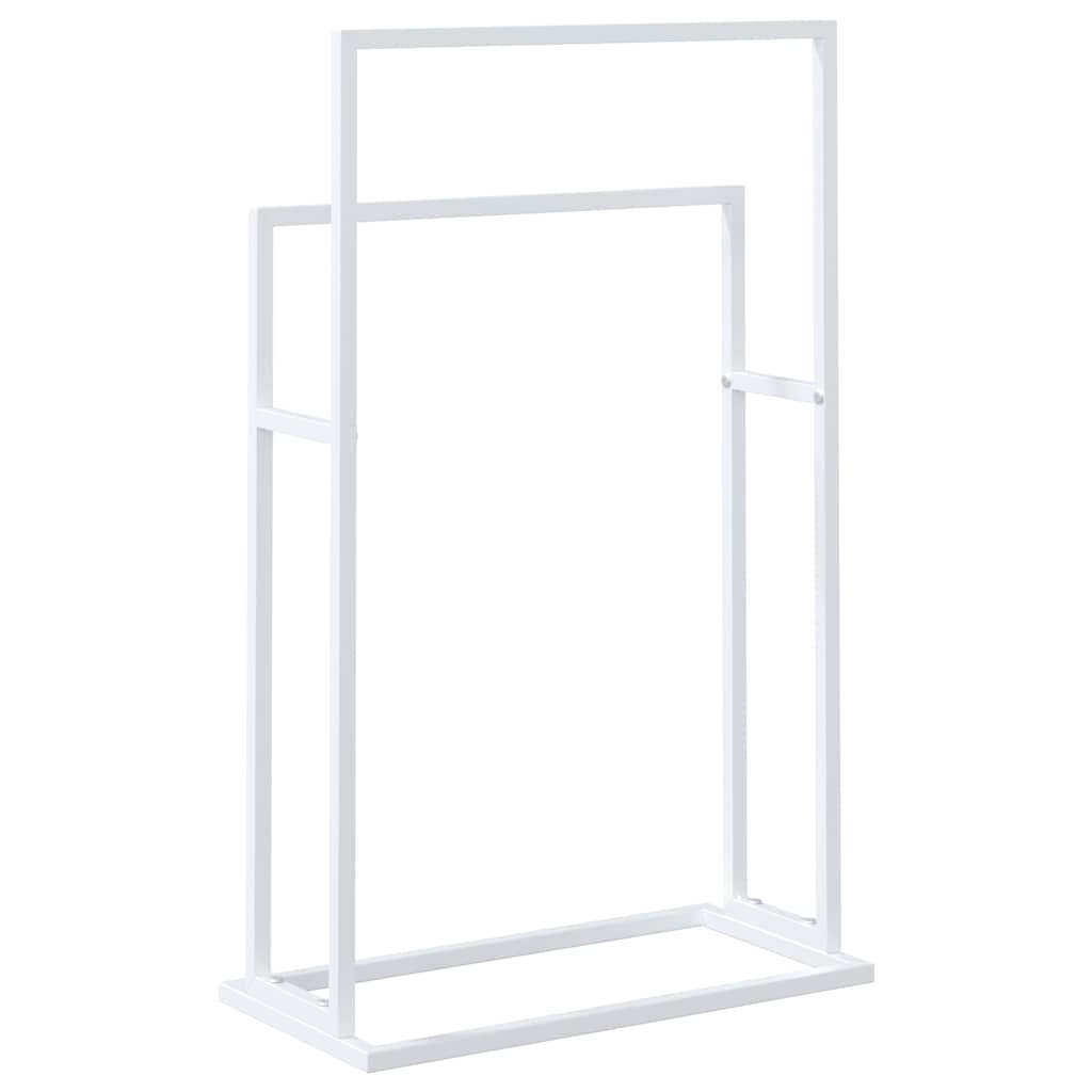 vidaXL Handdoekenrek vrijstaand 48x24x78,5 cm ijzer zwart