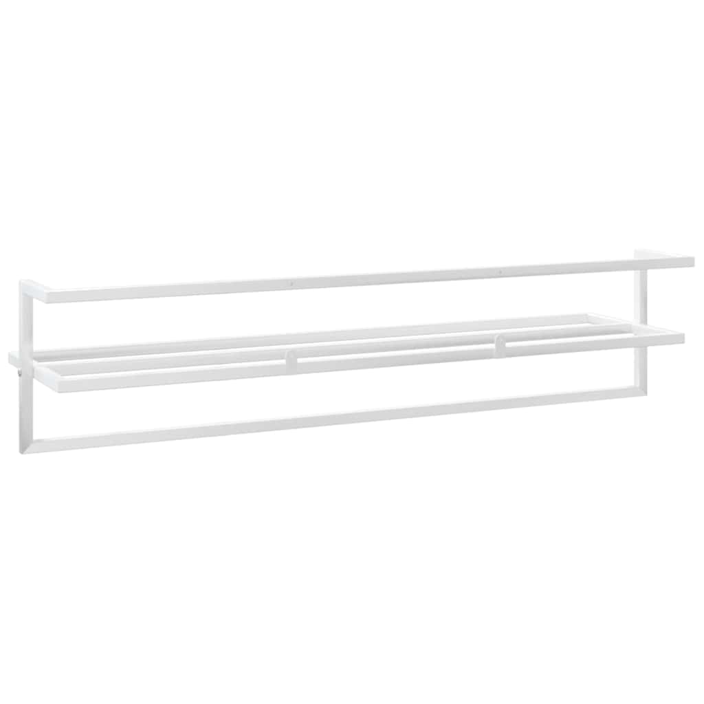 vidaXL Handdoekenrek 95x25x22 cm ijzer zwart