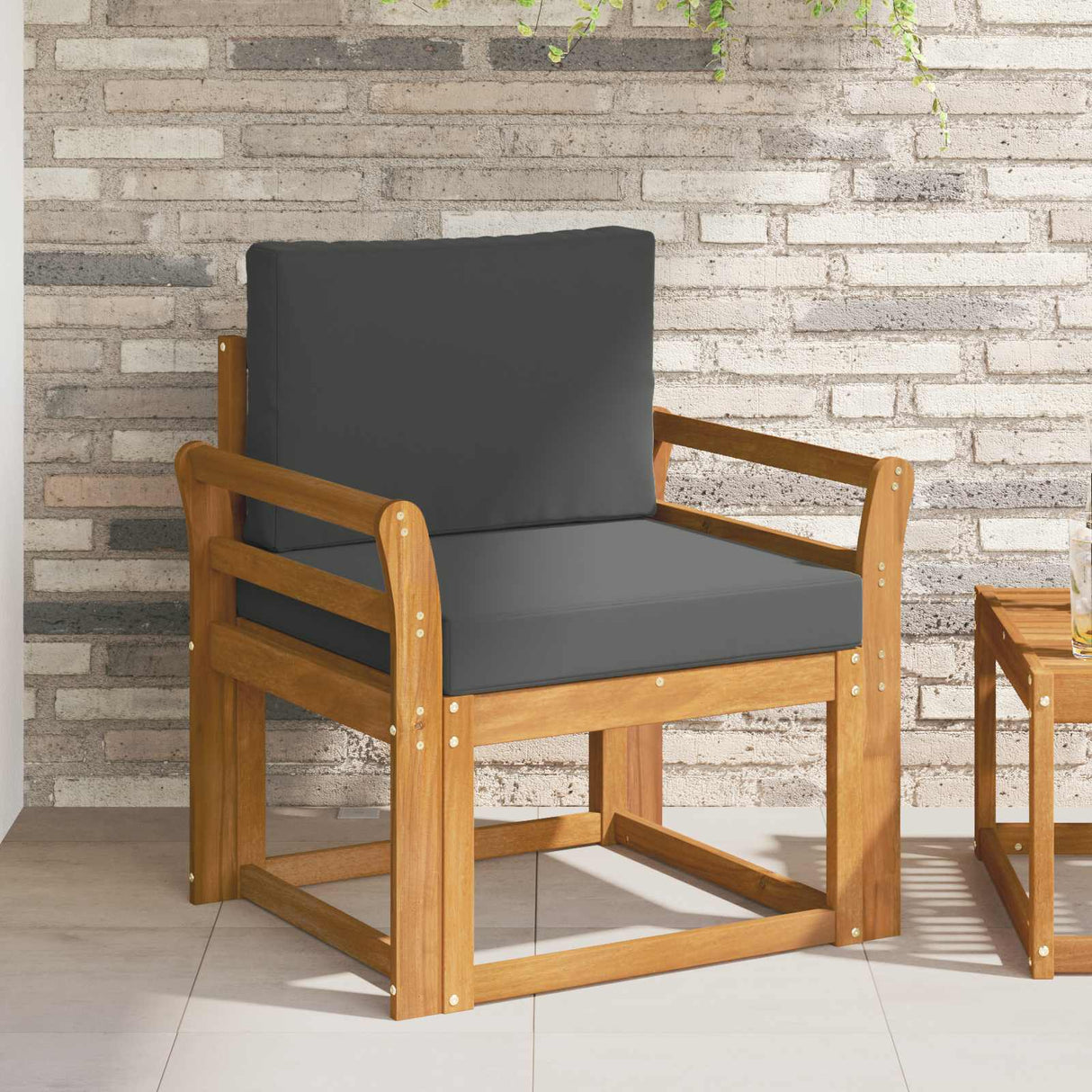 vidaXL Buiten bank set Massief Acacia Hout Naturel