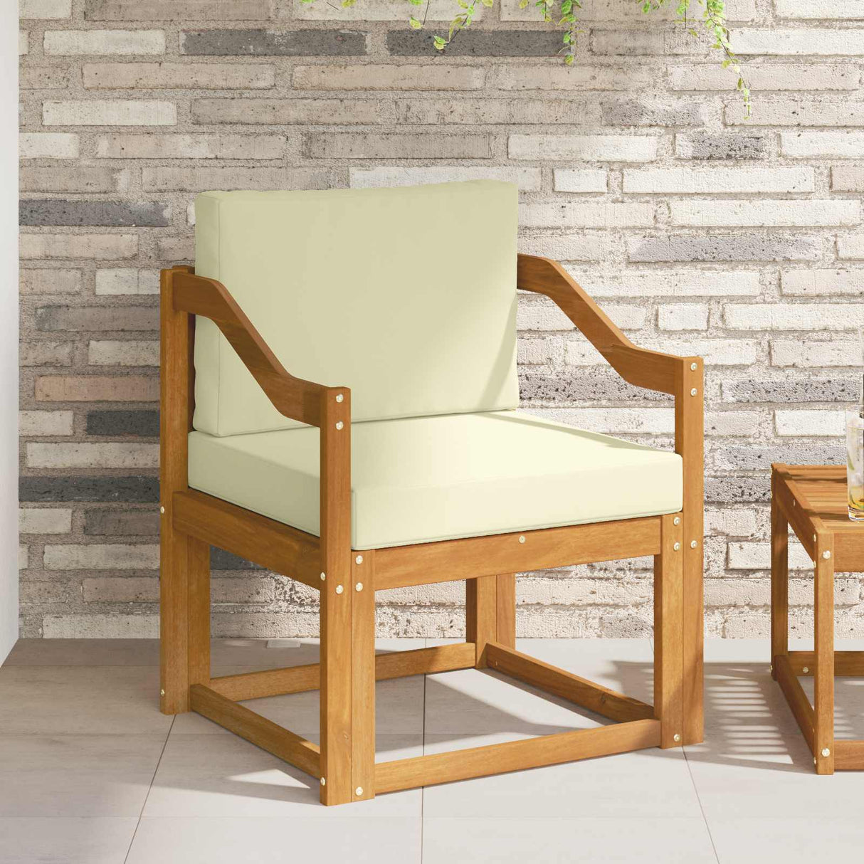 vidaXL Buiten bank set Massief Acacia Hout Naturel