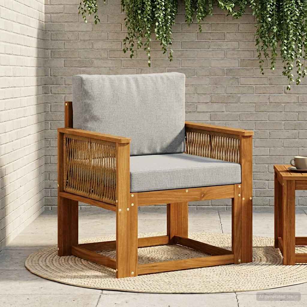 vidaXL Buiten bank set Massief Acacia Hout Naturel
