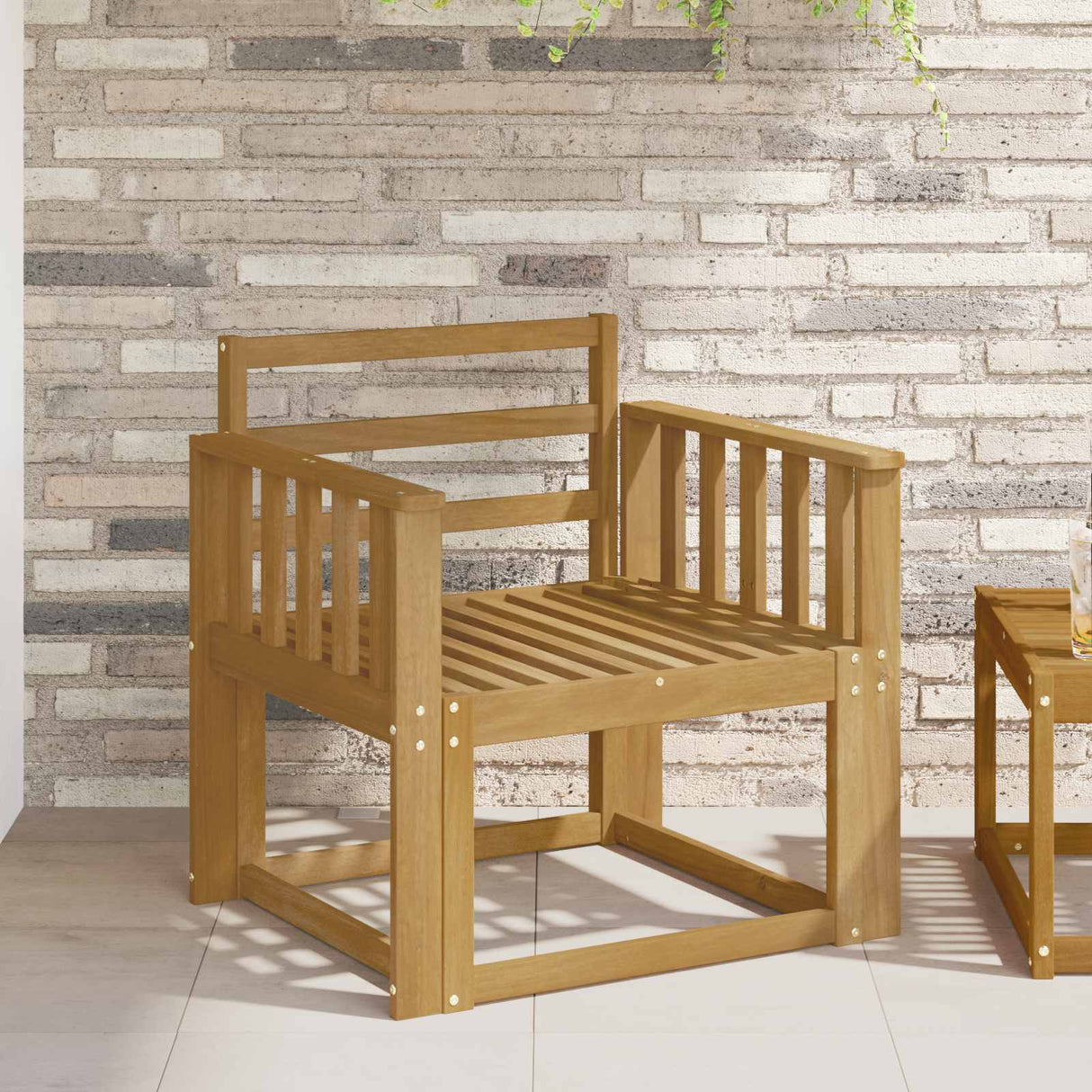 vidaXL Buiten bank set Massief Acacia Hout Naturel