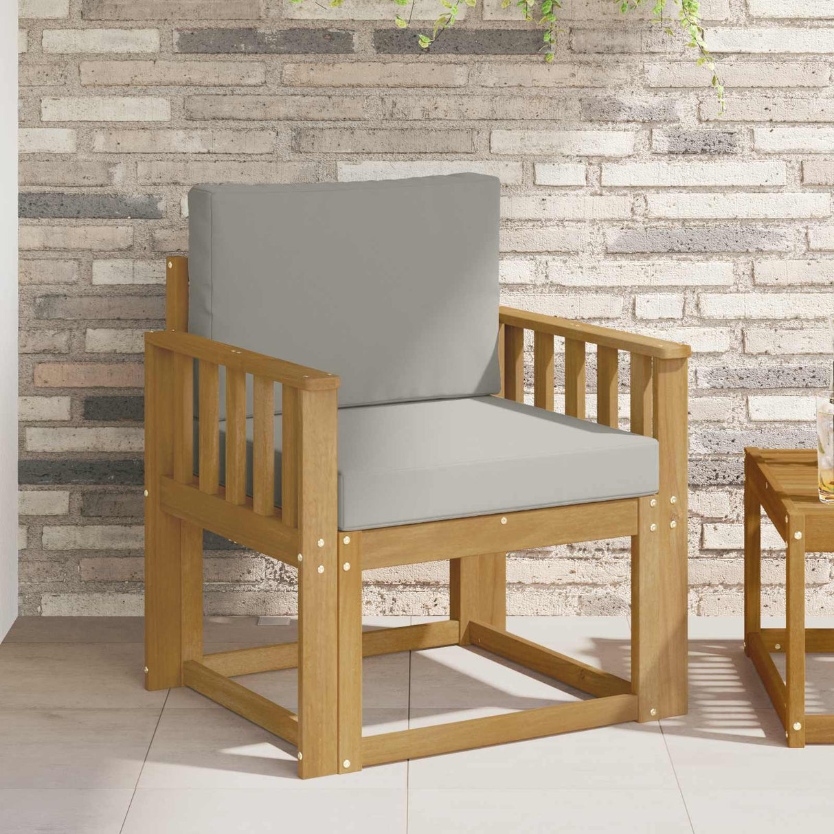 vidaXL Buiten bank set Massief Acacia Hout Naturel