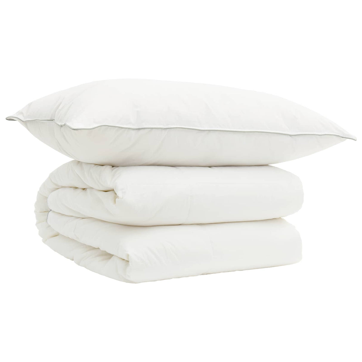 vidaXL Duvet and Pillow Set 2 pcs 135x200 cm 4 seasons 140+220 GSM