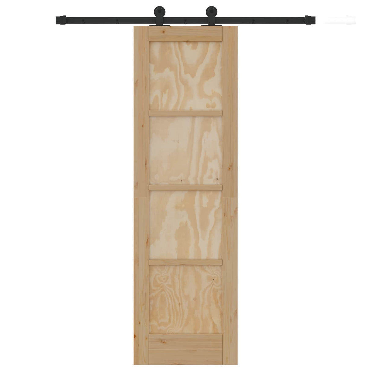 vidaXL Schuifdeur ORKDAL Naturel 61 x 198,5 cm Massief grenenhout