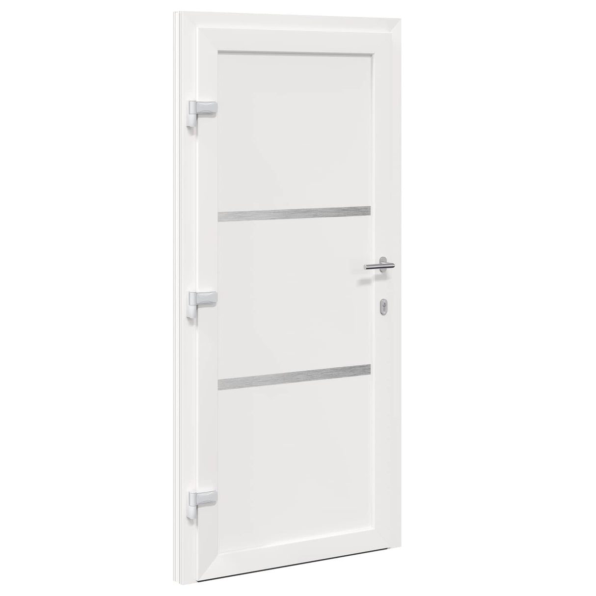 vidaXL Voordeur Wit 88 x 200 cm PVC