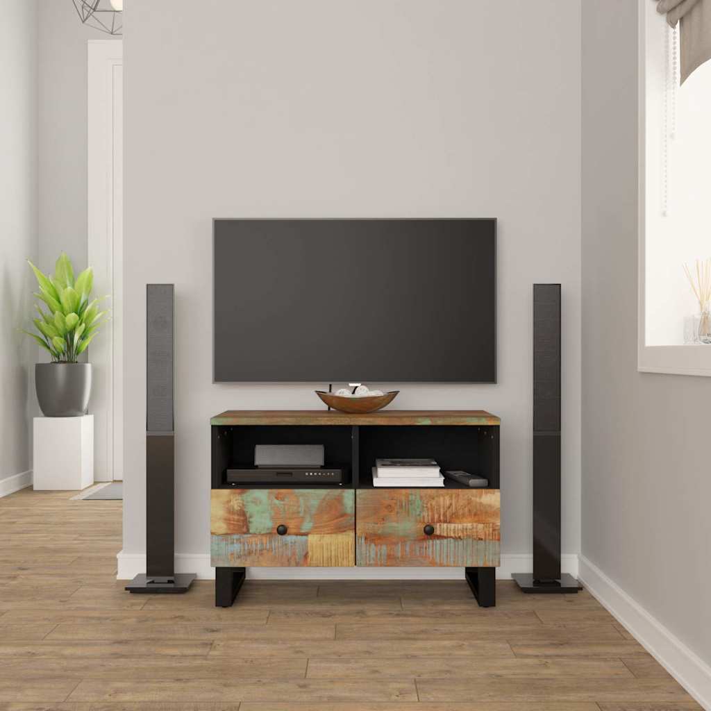 vidaXL Tv-meubel 70x33x46 cm massief mangohout