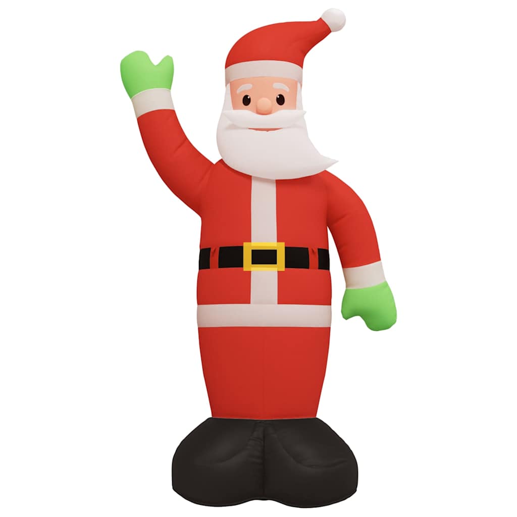 vidaXL Kerstman met LED-verlichting opblaasbaar 370 cm