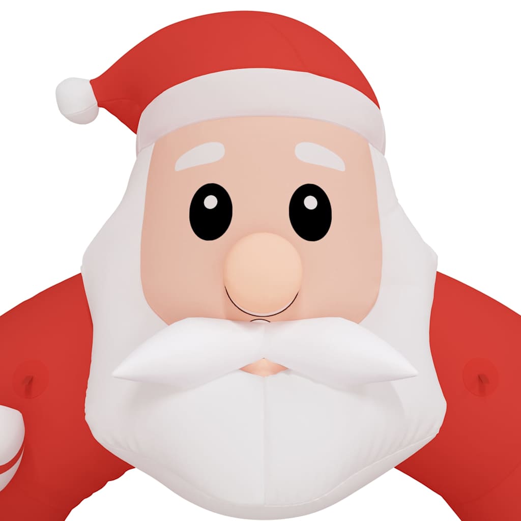 VidaXL Kerstboog opblaasbaar met LED's 260 cm