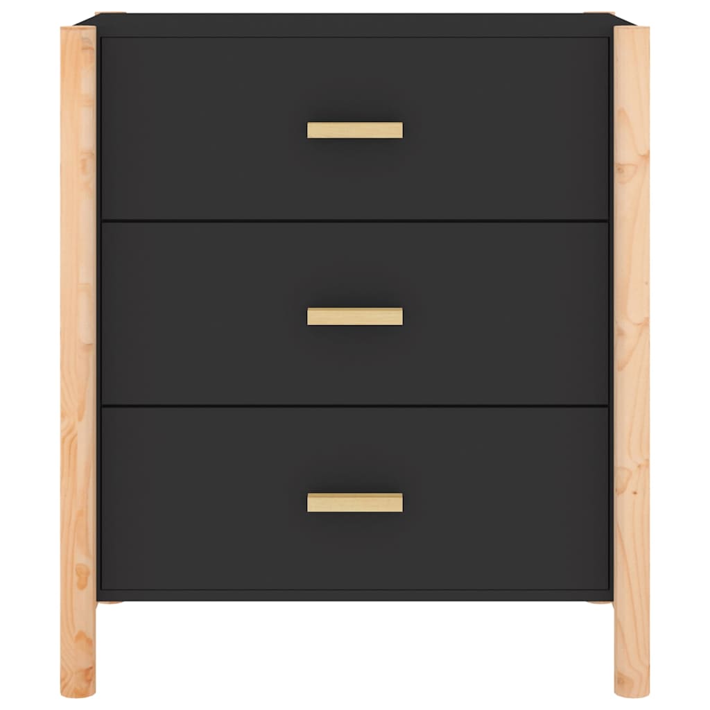 vidaXL Dressoir 62x38x70 cm bewerkt hout wit