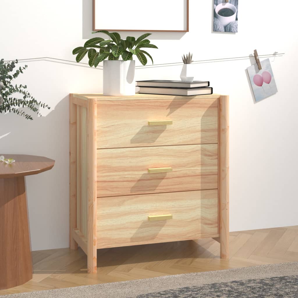 vidaXL Dressoir 62x38x70 cm bewerkt hout wit