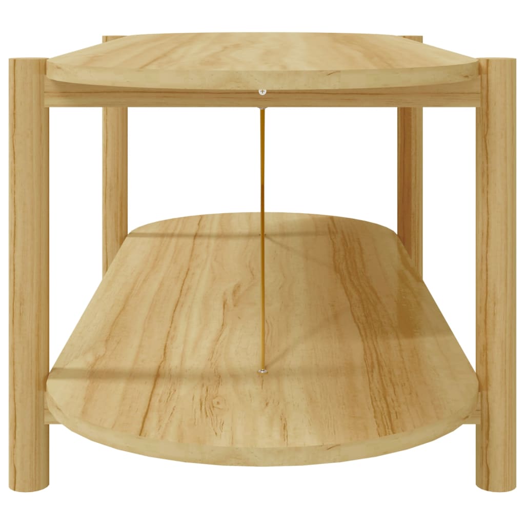 vidaXL Salontafel 110x48x40 cm bewerkt hout wit