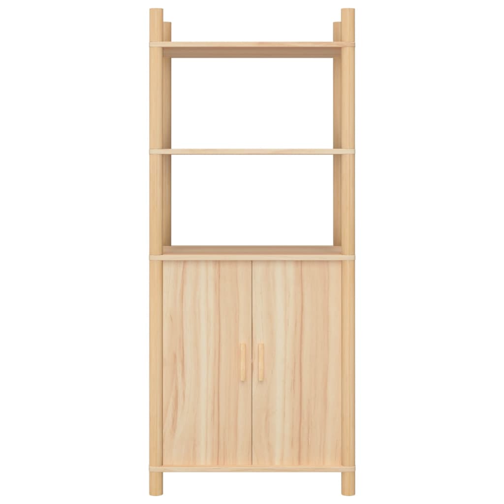 vidaXL Hoge kast 60x40x141 bewerkt hout wit