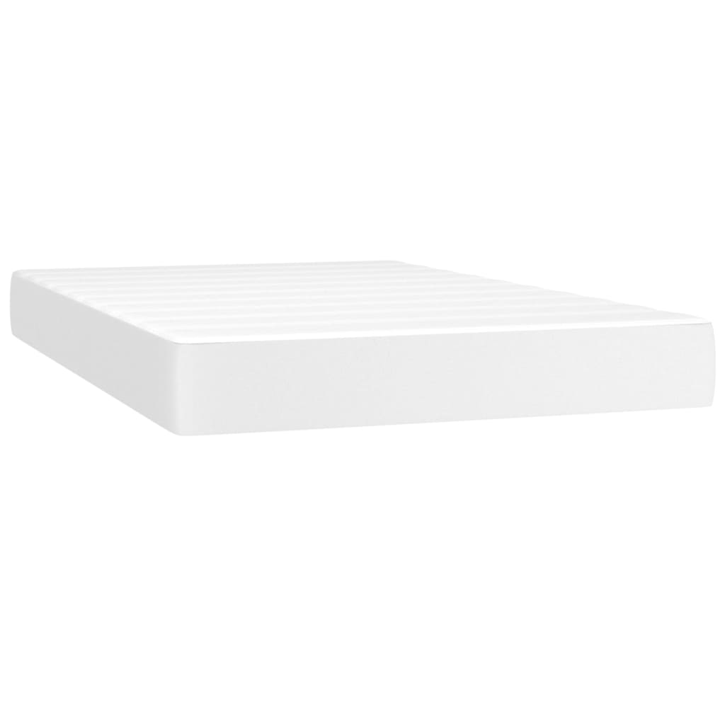 vidaXL Pocketveringmatras medium 80x200x20 cm kunstleer zwart
