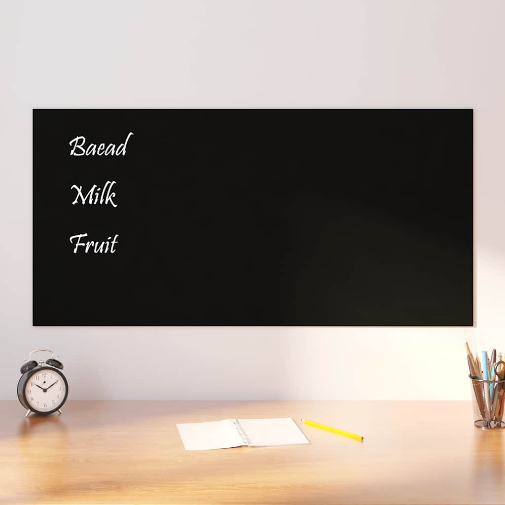 vidaXL Magneetbord voor aan de wand 40x40 cm glas