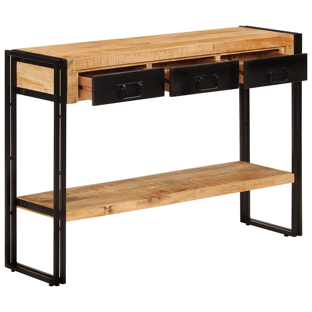 vidaXL Wandtafel 110x30x76 cm massief gerecycled hout