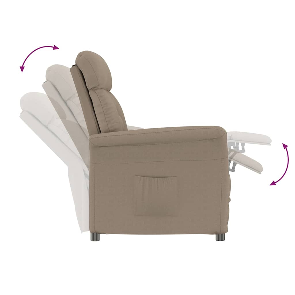 vidaXL Fauteuil Bruin 96,5 x 70,5 x 95 cm Microvezel