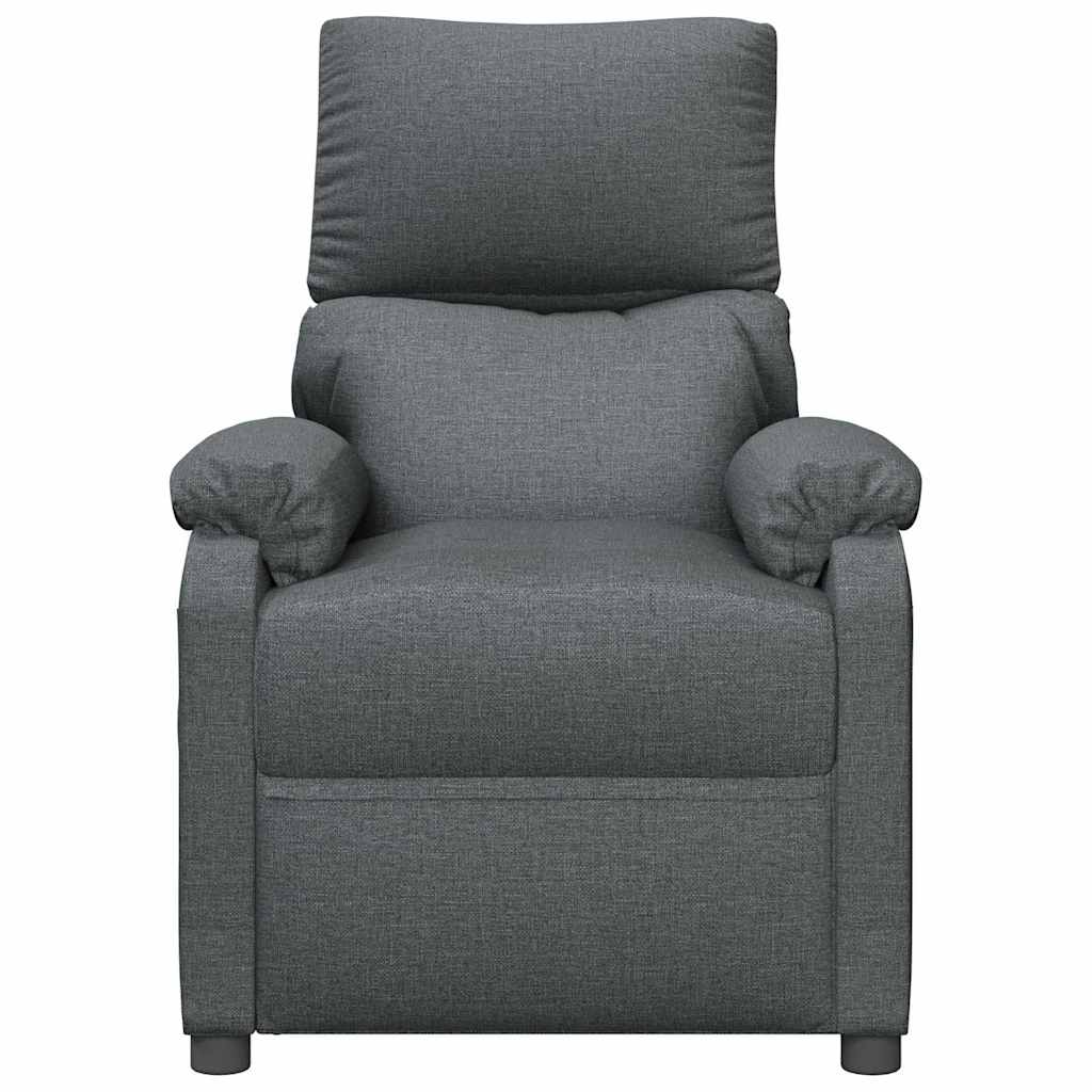 vidaXL Massagestoel stof crèmekleurig