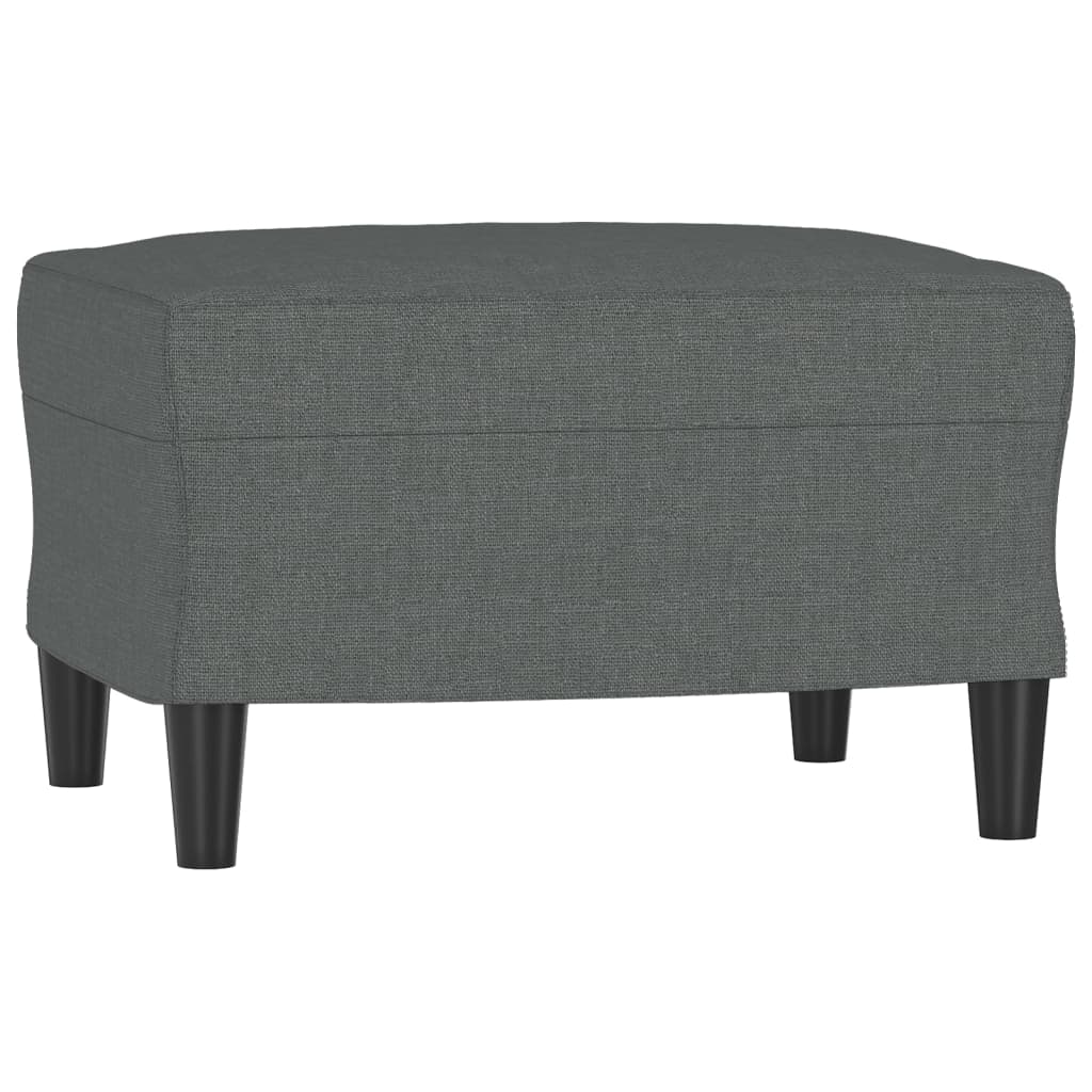 vidaXL Footstool 60x50x41 cm fabric light grey