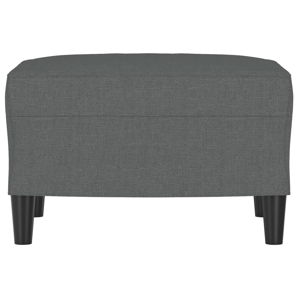 vidaXL Footstool 60x50x41 cm fabric light grey