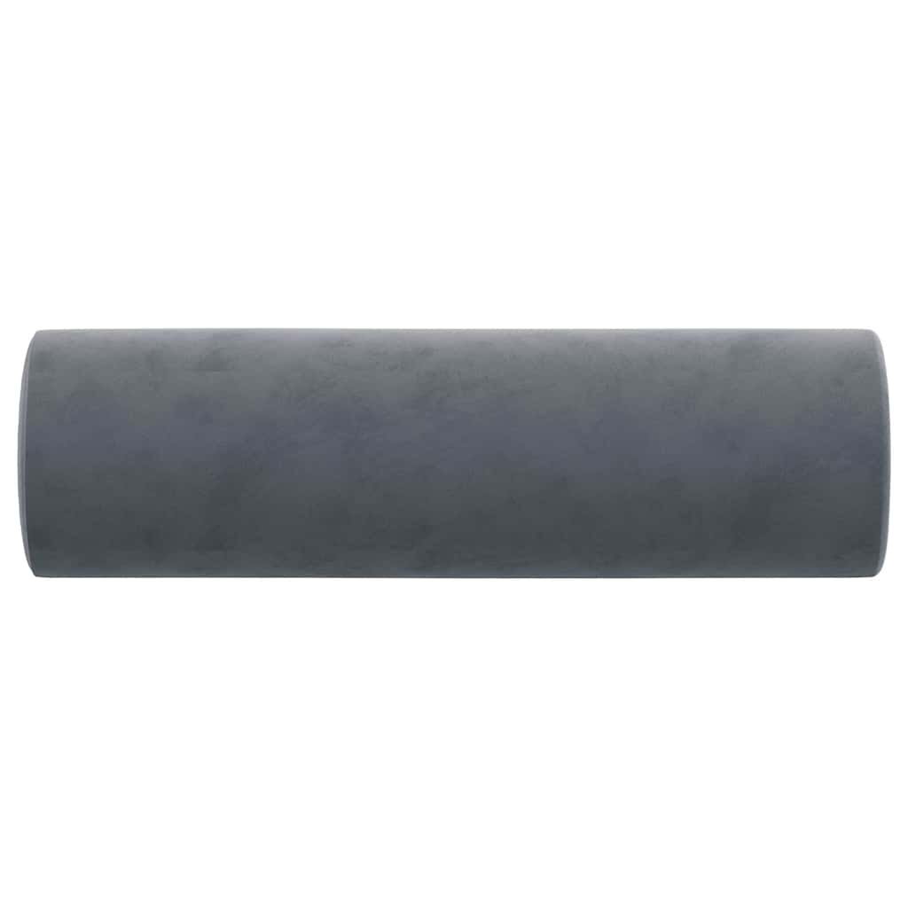 vidaXL Sierkussens 2 st 15x50 cm fluweel lichtgrijs