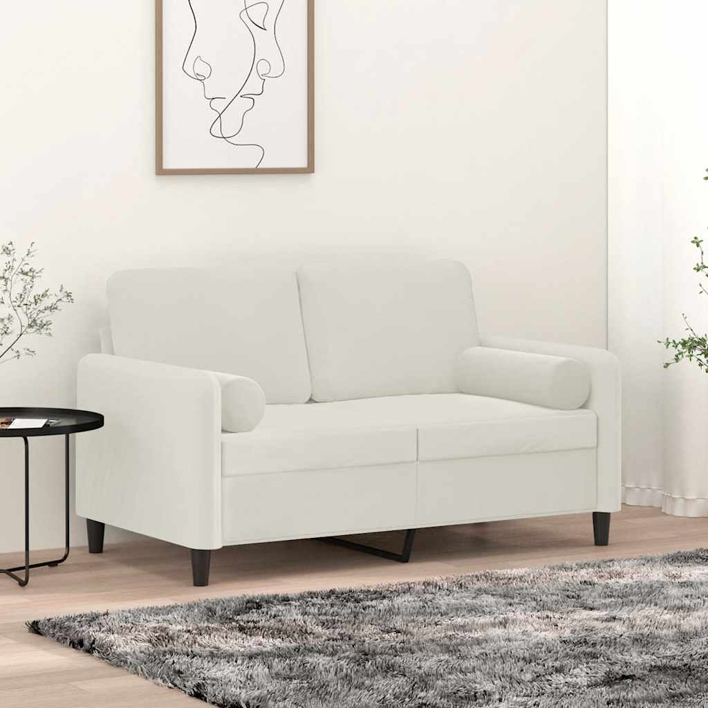 vidaXL Sierkussens 2 st 15x50 cm fluweel lichtgrijs