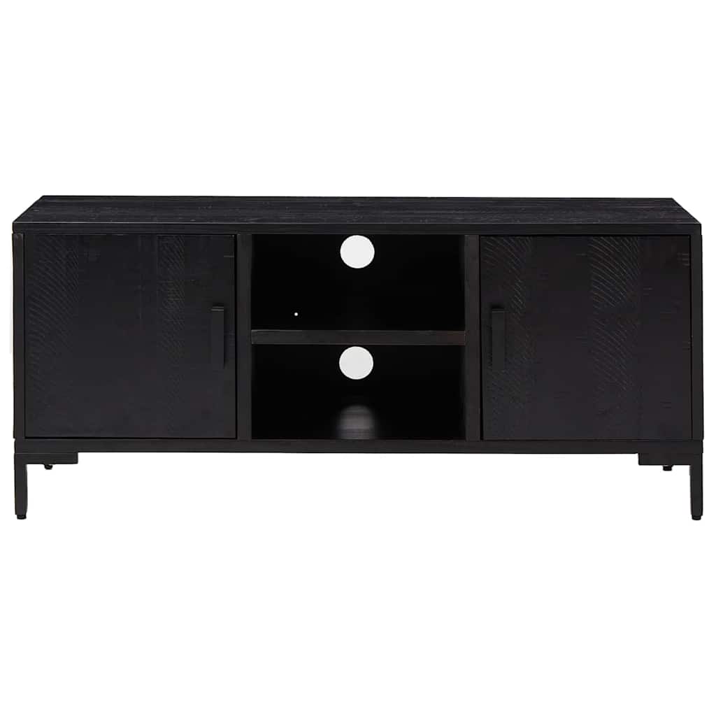 vidaXL Tv-meubel 90x30x40 cm massief grenenhout bruin